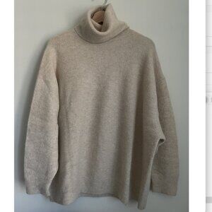Zara Oversized Wool Turtleneck Sweater